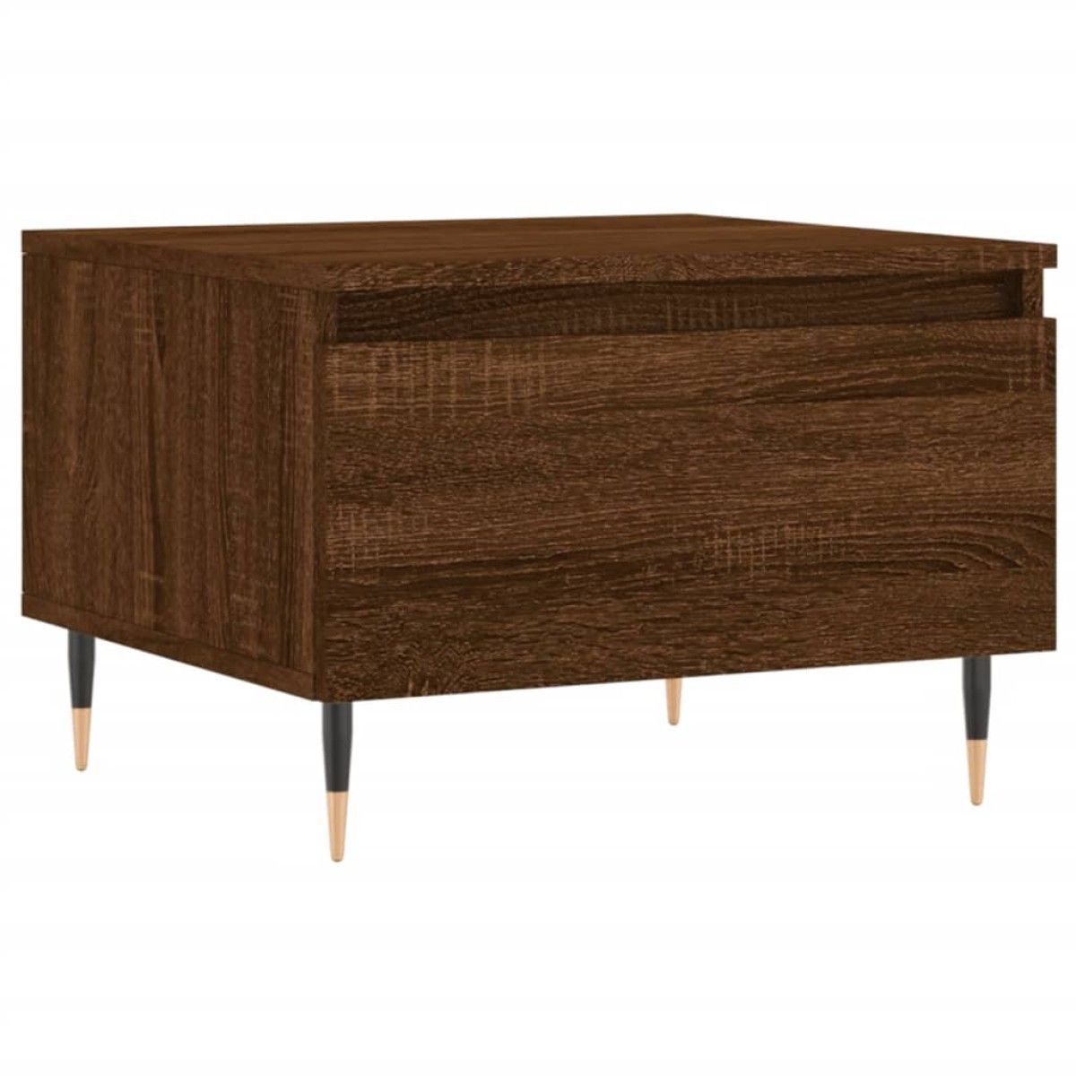 vidaXL Τραπεζάκια Σαλονιού 2 τεμ. Καφέ Δρυς 50x46x35 εκ. Επεξ. Ξύλο