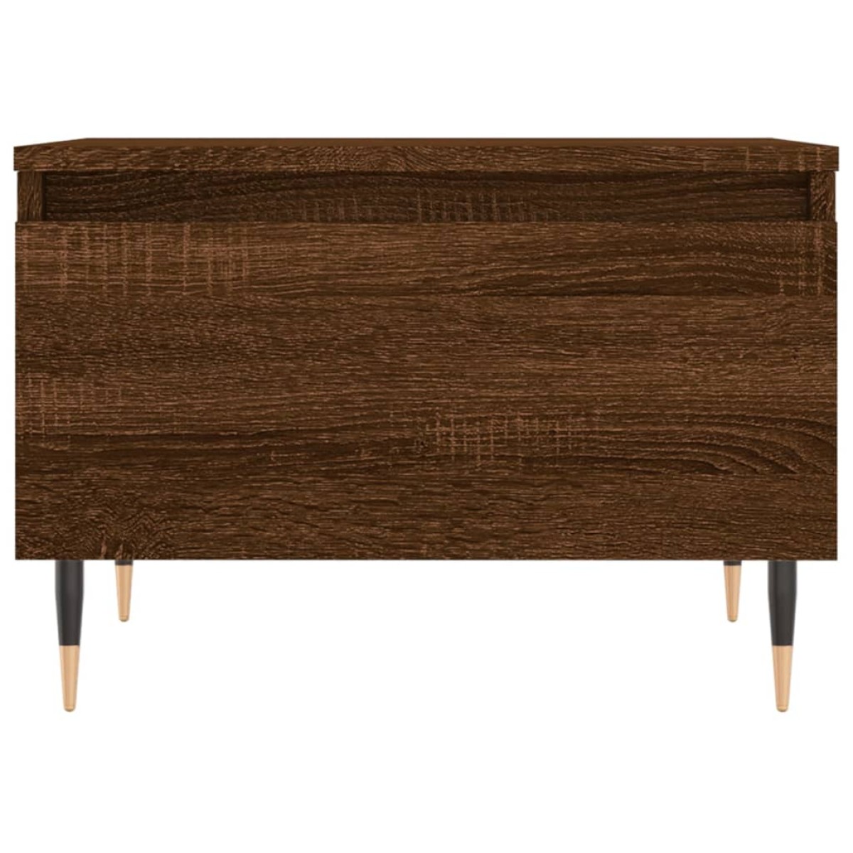 vidaXL Τραπεζάκια Σαλονιού 2 τεμ. Καφέ Δρυς 50x46x35 εκ. Επεξ. Ξύλο