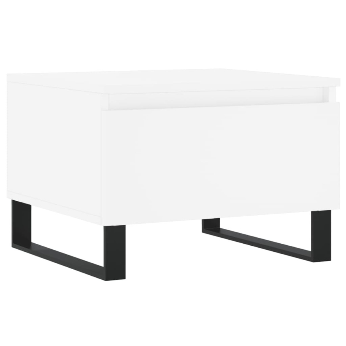 vidaXL Τραπεζάκια Σαλονιού 2 τεμ. Λευκά 50 x 46 x 35 εκ. Επεξεργ. Ξύλο