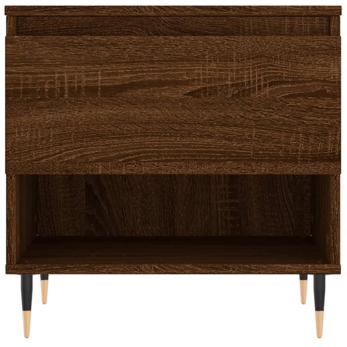 vidaXL Τραπεζάκια Σαλονιού 2 τεμ. Καφέ Δρυς 50x46x50 εκ. Επεξ. Ξύλο