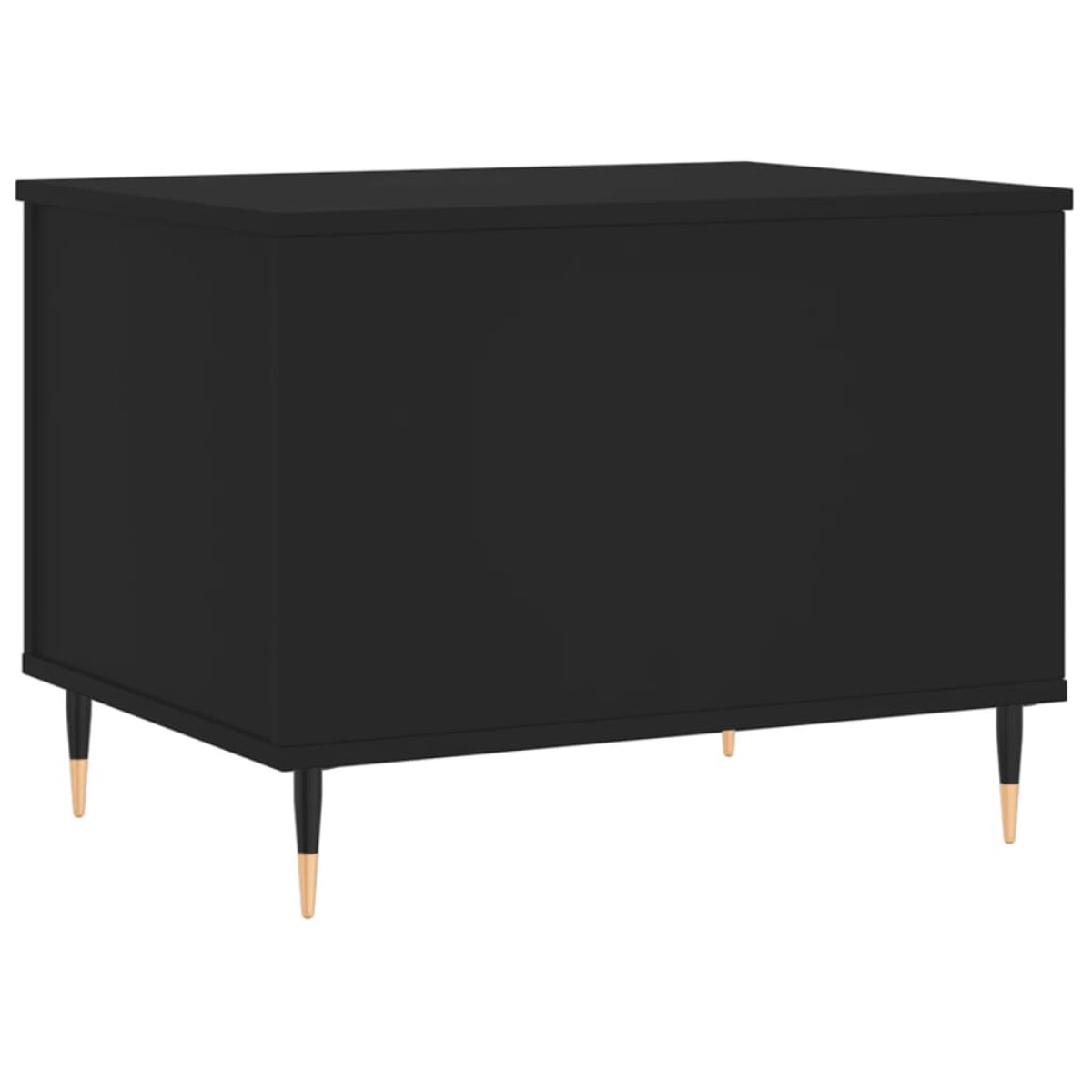 vidaXL Τραπεζάκι Σαλονιού Μαύρο 60x44,5x45 εκ. Επεξεργασμένο Ξύλο