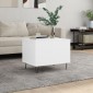 vidaXL Τραπεζάκι Σαλονιού Λευκό 60x44,5x45 εκ. από Επεξεργασμένο Ξύλο