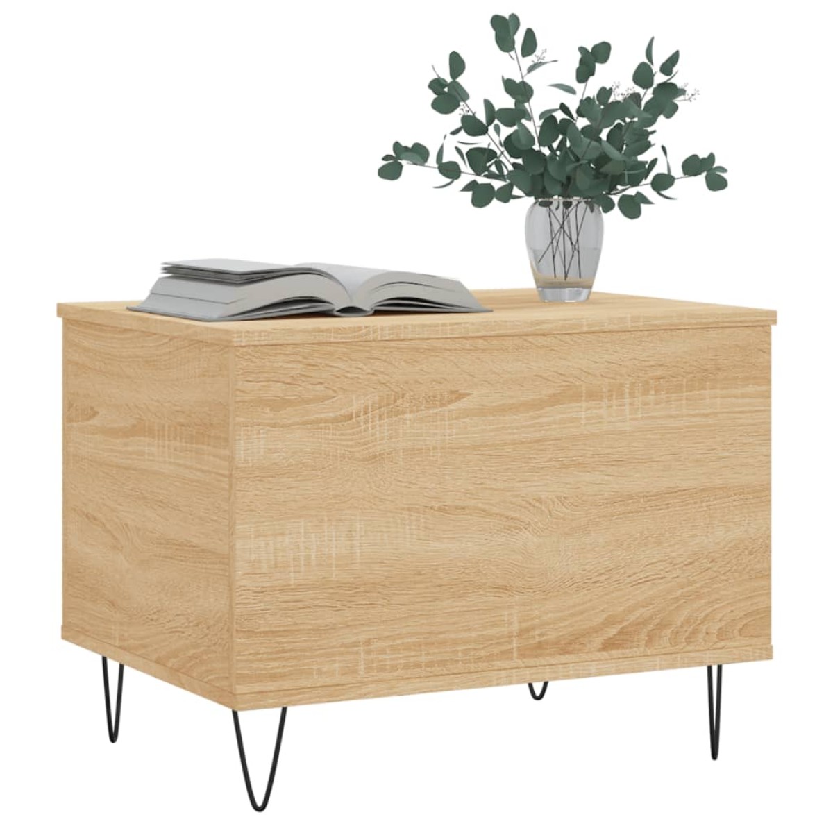 vidaXL Τραπεζάκι Σαλονιού Sonoma Δρυς 60x44,5x45εκ. Επεξεργασμένο Ξύλο