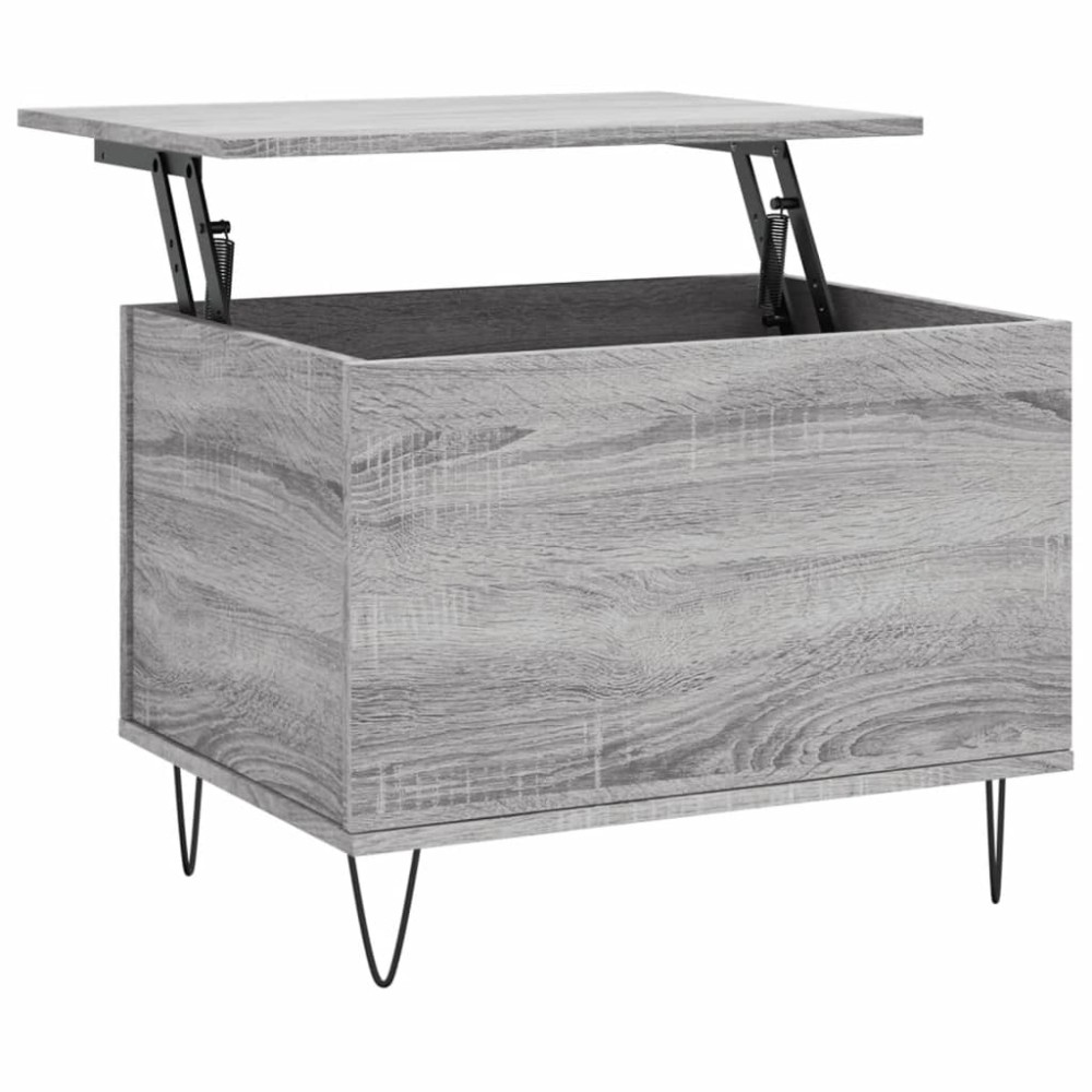 vidaXL Τραπεζάκι Σαλονιού Γκρι Sonoma 60x44,5x45εκ. Επεξεργασμένο Ξύλο