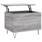 vidaXL Τραπεζάκι Σαλονιού Γκρι Sonoma 60x44,5x45εκ. Επεξεργασμένο Ξύλο