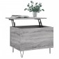 vidaXL Τραπεζάκι Σαλονιού Γκρι Sonoma 60x44,5x45εκ. Επεξεργασμένο Ξύλο