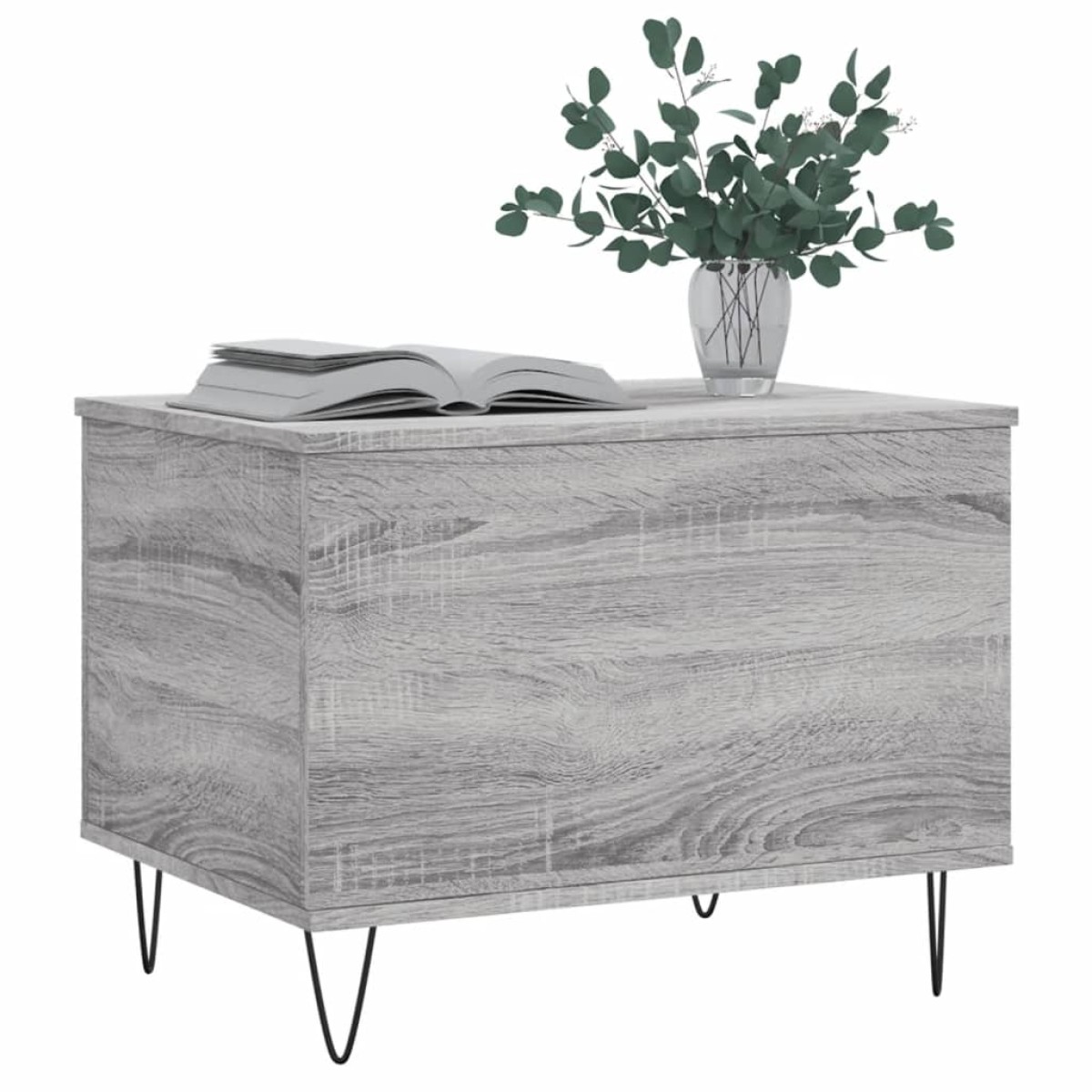 vidaXL Τραπεζάκι Σαλονιού Γκρι Sonoma 60x44,5x45εκ. Επεξεργασμένο Ξύλο