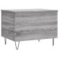 vidaXL Τραπεζάκι Σαλονιού Γκρι Sonoma 60x44,5x45εκ. Επεξεργασμένο Ξύλο
