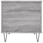 vidaXL Τραπεζάκι Σαλονιού Γκρι Sonoma 60x44,5x45εκ. Επεξεργασμένο Ξύλο