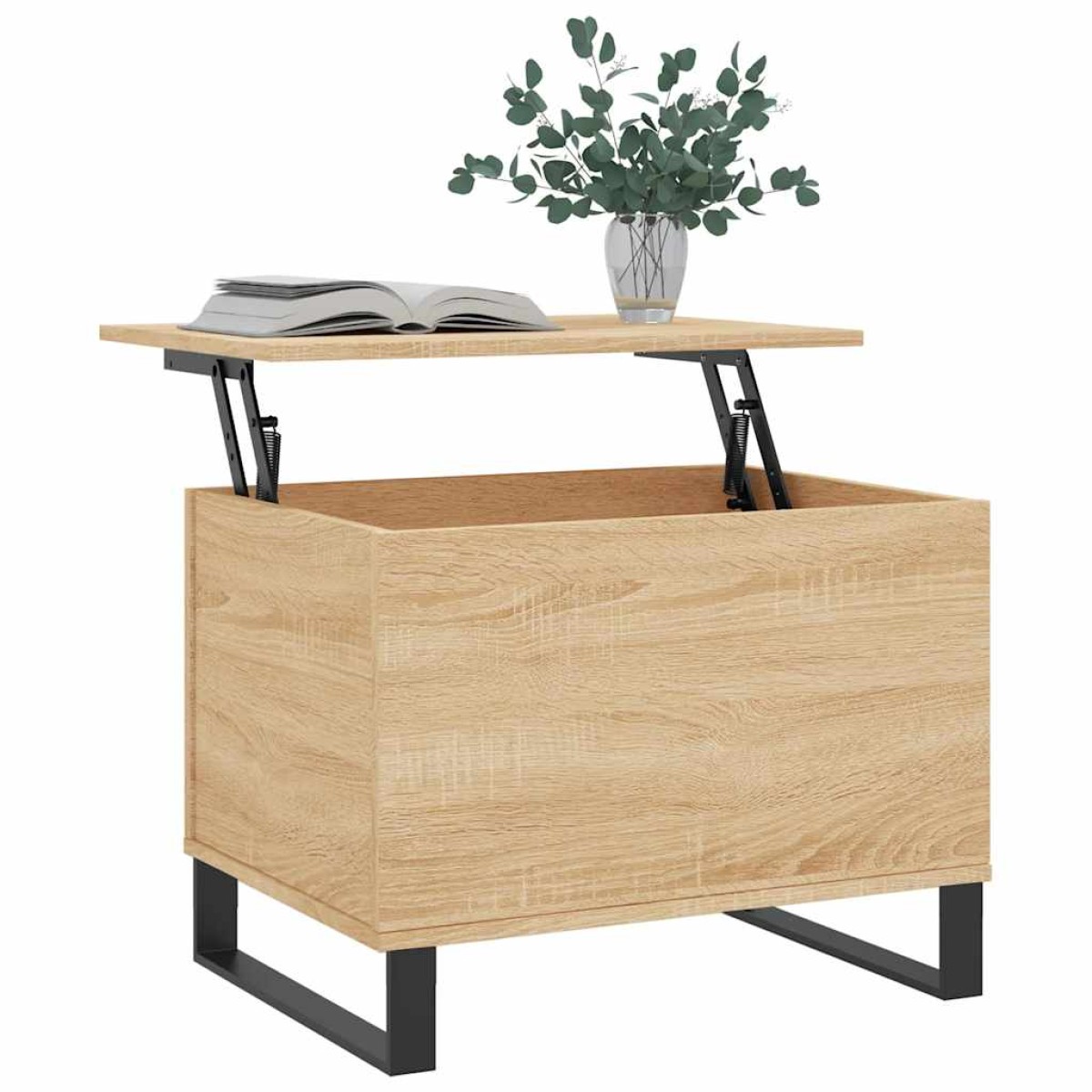 vidaXL Τραπεζάκι Σαλονιού Sonoma Δρυς 60x44,5x45εκ. Επεξεργασμένο Ξύλο