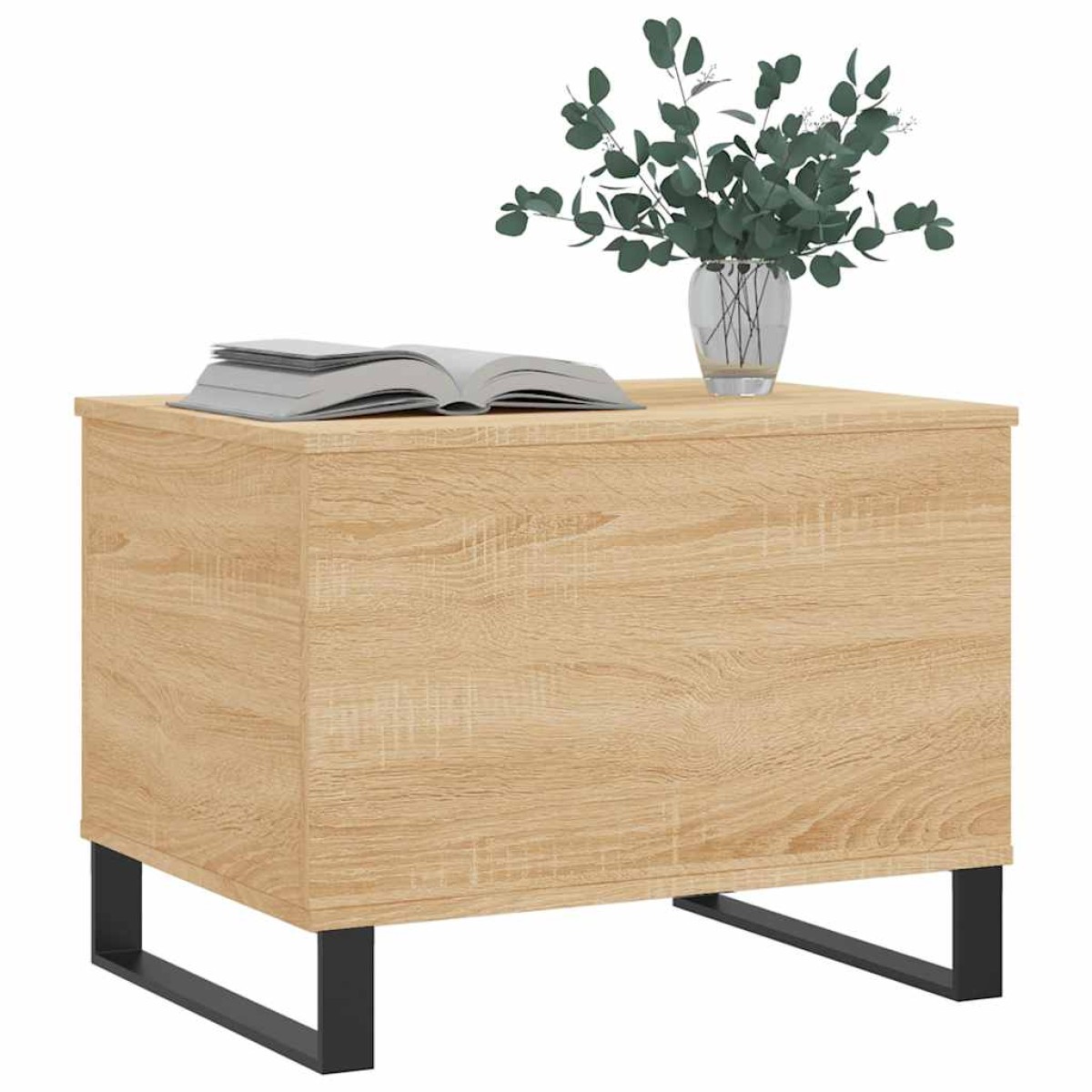 vidaXL Τραπεζάκι Σαλονιού Sonoma Δρυς 60x44,5x45εκ. Επεξεργασμένο Ξύλο