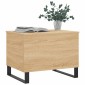 vidaXL Τραπεζάκι Σαλονιού Sonoma Δρυς 60x44,5x45εκ. Επεξεργασμένο Ξύλο