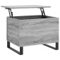 vidaXL Τραπεζάκι Σαλονιού Γκρι Sonoma 60x44,5x45εκ. Επεξεργασμένο Ξύλο