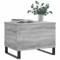 vidaXL Τραπεζάκι Σαλονιού Γκρι Sonoma 60x44,5x45εκ. Επεξεργασμένο Ξύλο