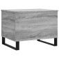 vidaXL Τραπεζάκι Σαλονιού Γκρι Sonoma 60x44,5x45εκ. Επεξεργασμένο Ξύλο