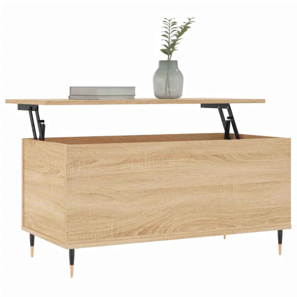 vidaXL Τραπεζάκι Σαλονιού Sonoma Δρυς 90x44,5x45εκ. Επεξεργασμένο Ξύλο