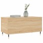 vidaXL Τραπεζάκι Σαλονιού Sonoma Δρυς 90x44,5x45εκ. Επεξεργασμένο Ξύλο