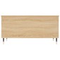vidaXL Τραπεζάκι Σαλονιού Sonoma Δρυς 90x44,5x45εκ. Επεξεργασμένο Ξύλο
