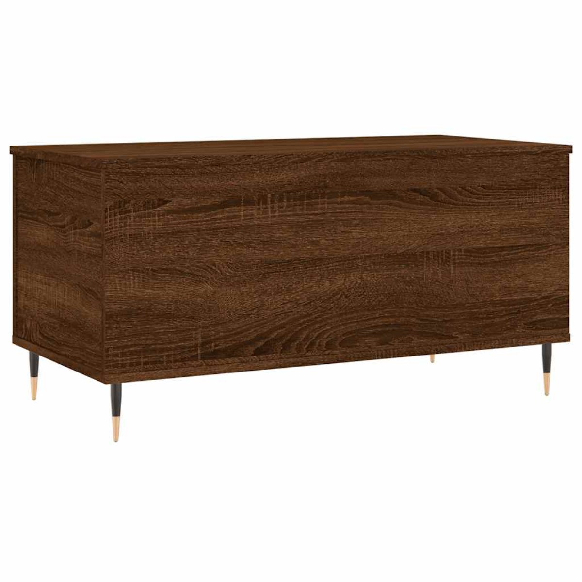 vidaXL Τραπεζάκι Σαλονιού Καφέ Δρυς 90x44,5x45 εκ. Επεξεργασμένο Ξύλο