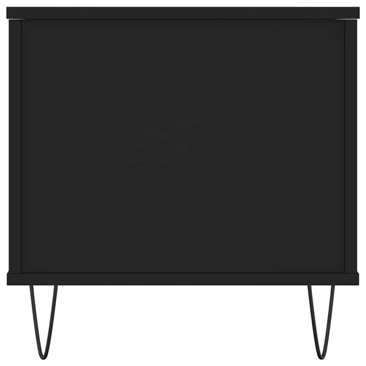 vidaXL Τραπεζάκι Σαλονιού Μαύρο 90x44,5x45 εκ. Επεξεργασμένο Ξύλο