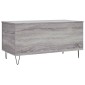 vidaXL Τραπεζάκι Σαλονιού Γκρι Sonoma 90x44,5x45 εκ.Επεξεργασμένο Ξύλο