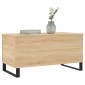 vidaXL Τραπεζάκι Σαλονιού Sonoma Δρυς 90x44,5x45εκ. Επεξεργασμένο Ξύλο