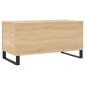 vidaXL Τραπεζάκι Σαλονιού Sonoma Δρυς 90x44,5x45εκ. Επεξεργασμένο Ξύλο