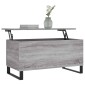 vidaXL Τραπεζάκι Σαλονιού Γκρι Sonoma 90x44,5x45 εκ.Επεξεργασμένο Ξύλο