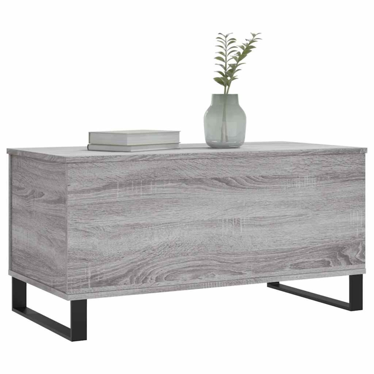 vidaXL Τραπεζάκι Σαλονιού Γκρι Sonoma 90x44,5x45 εκ.Επεξεργασμένο Ξύλο