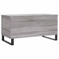 vidaXL Τραπεζάκι Σαλονιού Γκρι Sonoma 90x44,5x45 εκ.Επεξεργασμένο Ξύλο