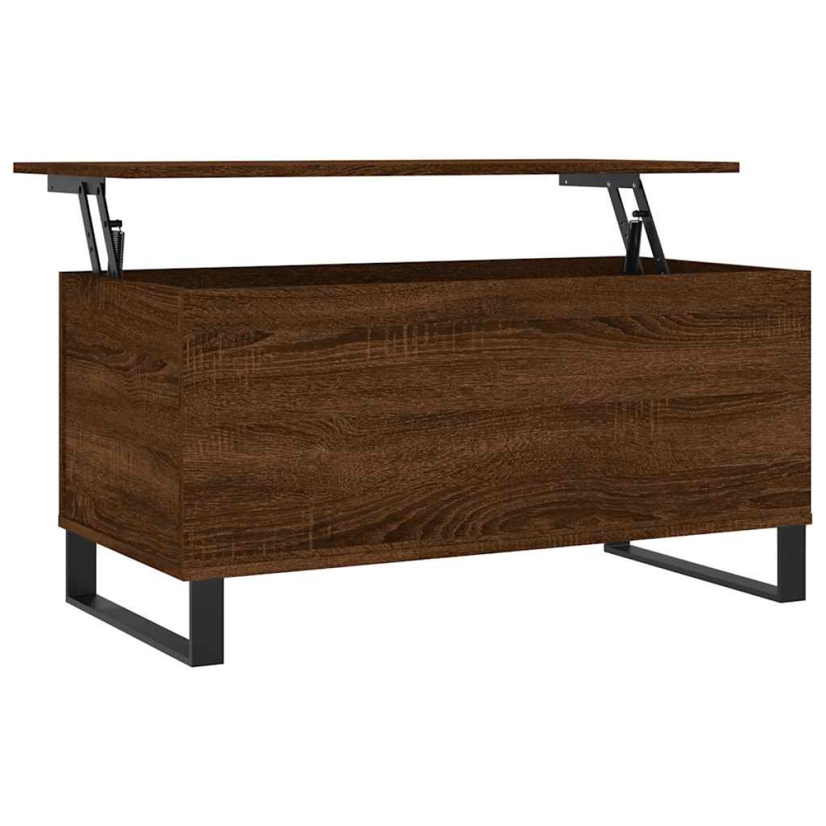vidaXL Τραπεζάκι Σαλονιού Καφέ Δρυς 90x44,5x45 εκ. Επεξεργασμένο Ξύλο