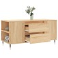 vidaXL Τραπεζάκι Σαλονιού Sonoma Δρυς 102x44,5x50 εκ. Επεξεργ. Ξύλο