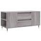 vidaXL Τραπεζάκι Σαλονιού Γκρι Sonoma 102x44,5x50 εκ.