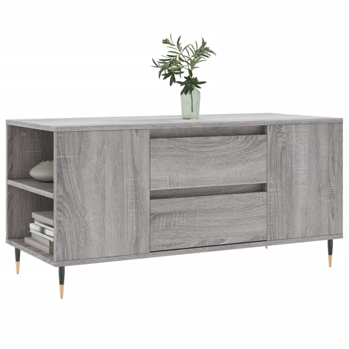 vidaXL Τραπεζάκι Σαλονιού Γκρι Sonoma 102x44,5x50 εκ.