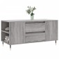 vidaXL Τραπεζάκι Σαλονιού Γκρι Sonoma 102x44,5x50 εκ.