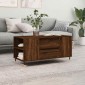 vidaXL Τραπεζάκι Σαλονιού Καφέ Δρυς 102x44,5x50 εκ. Επεξεργασμένο Ξύλο
