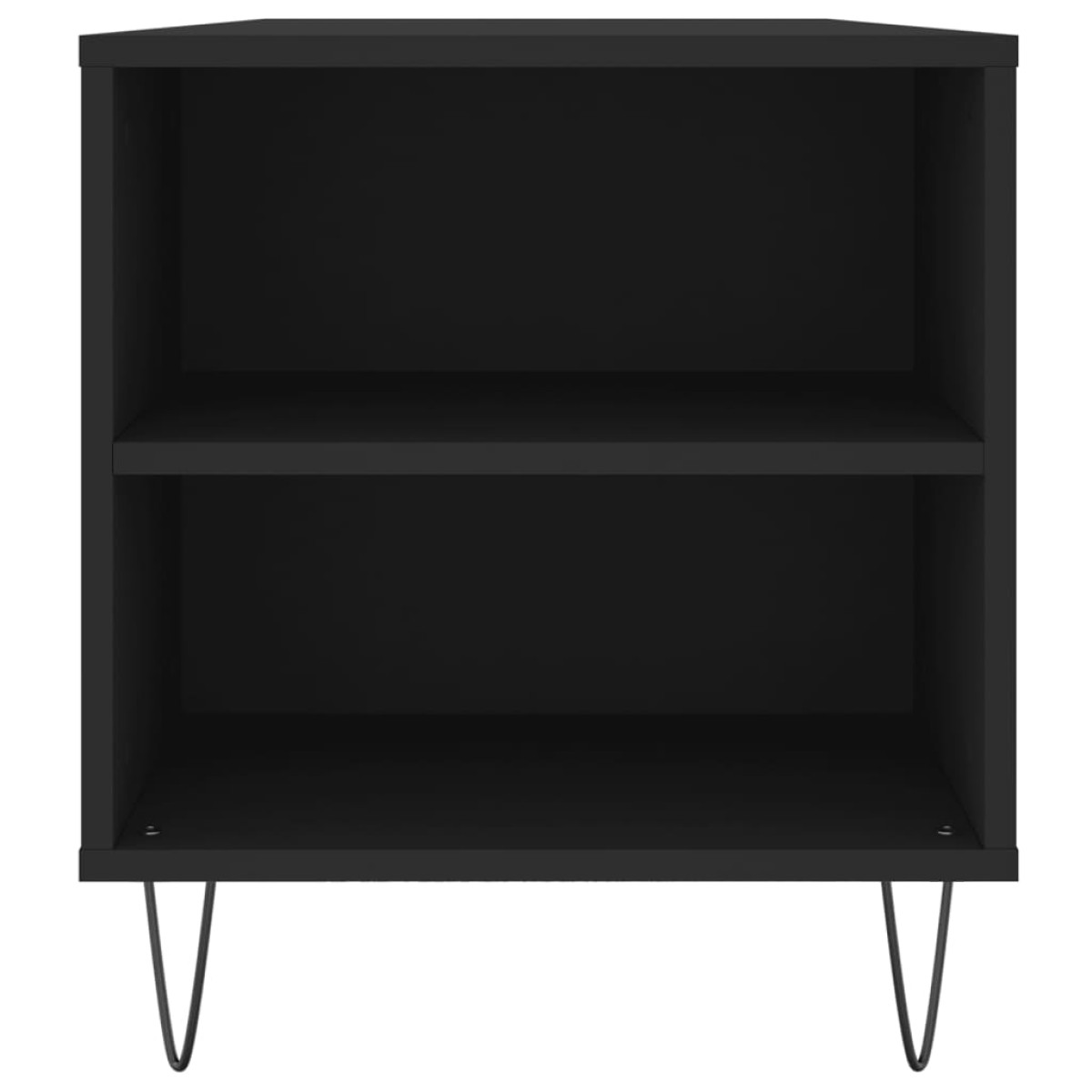 vidaXL Τραπεζάκι Σαλονιού Μαύρο 102x44,5x50 εκ. από Επεξεργασμένο Ξύλο
