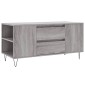 vidaXL Τραπεζάκι Σαλονιού Γκρι Sonoma 102x44,5x50 εκ.