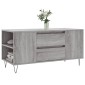 vidaXL Τραπεζάκι Σαλονιού Γκρι Sonoma 102x44,5x50 εκ.