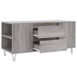 vidaXL Τραπεζάκι Σαλονιού Γκρι Sonoma 102x44,5x50 εκ.