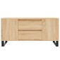 vidaXL Τραπεζάκι Σαλονιού Sonoma Δρυς 102x44,5x50 εκ. Επεξεργ. Ξύλο