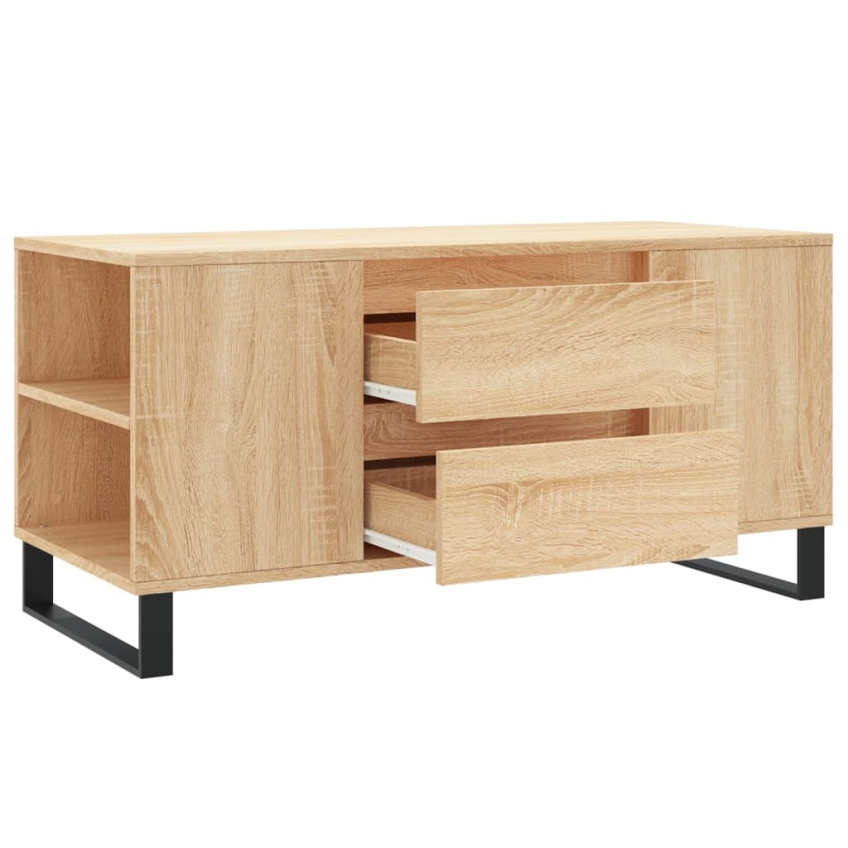 vidaXL Τραπεζάκι Σαλονιού Sonoma Δρυς 102x44,5x50 εκ. Επεξεργ. Ξύλο