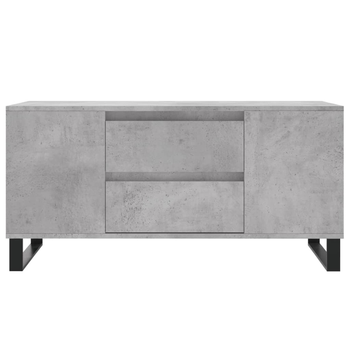 vidaXL Τραπεζάκι Σαλονιού Γκρι Σκυροδεμ. 102x44,5x50 εκ. Επεξεργ. Ξύλο