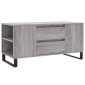 vidaXL Τραπεζάκι Σαλονιού Γκρι Sonoma 102x44,5x50 εκ.