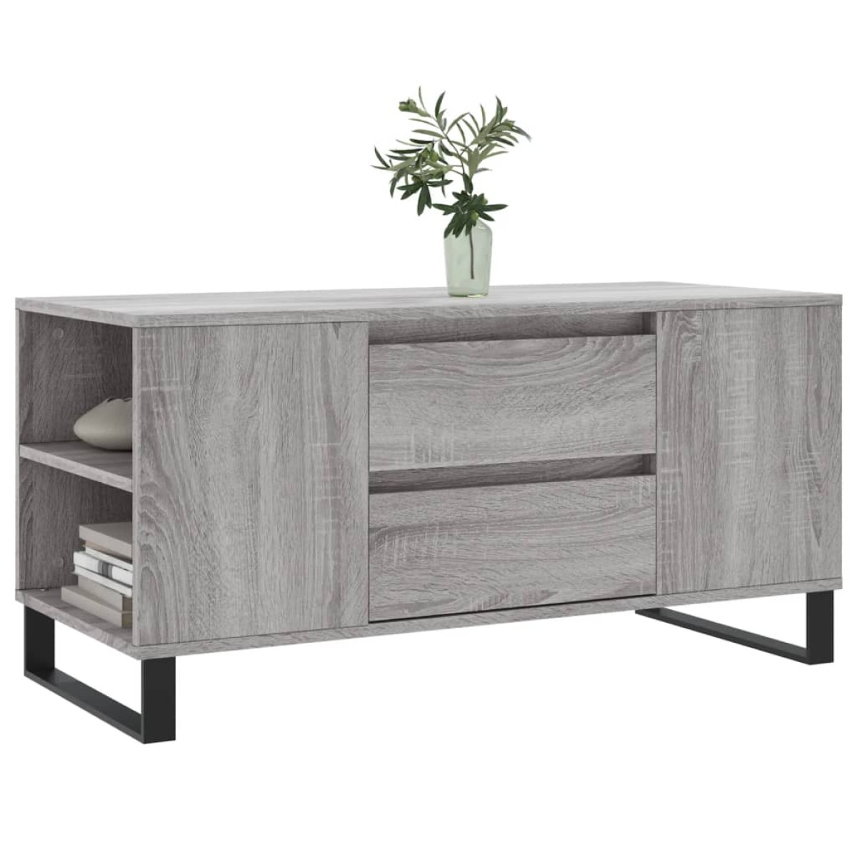 vidaXL Τραπεζάκι Σαλονιού Γκρι Sonoma 102x44,5x50 εκ.