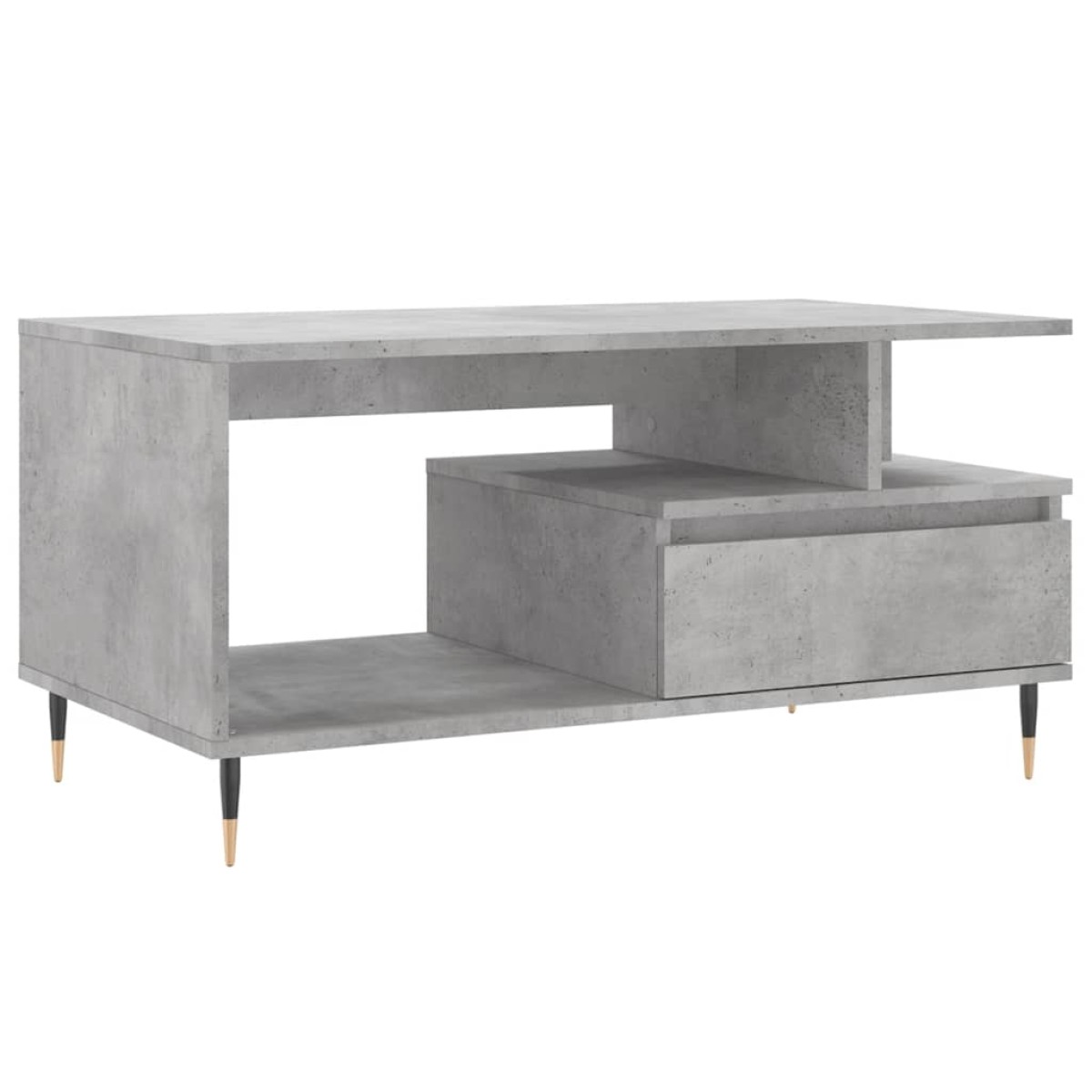 vidaXL Τραπεζάκι Σαλονιού Γκρι Σκυρ. 90x49x45 εκ. Επεξεργασμένο Ξύλο