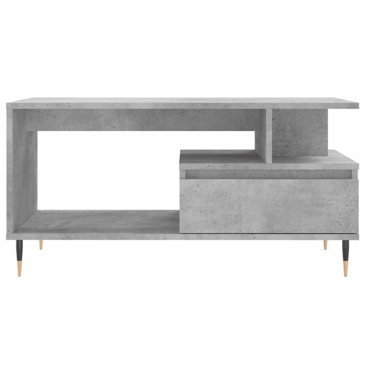 vidaXL Τραπεζάκι Σαλονιού Γκρι Σκυρ. 90x49x45 εκ. Επεξεργασμένο Ξύλο