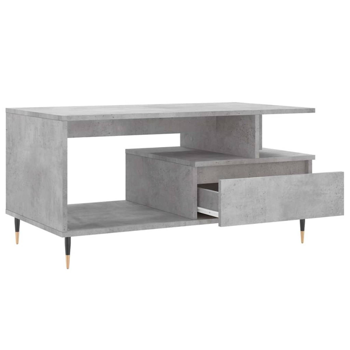vidaXL Τραπεζάκι Σαλονιού Γκρι Σκυρ. 90x49x45 εκ. Επεξεργασμένο Ξύλο