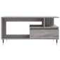 vidaXL Τραπεζάκι Σαλονιού Γκρι Sonoma 90x49x45 εκ.Επεξεργασμένο Ξύλο