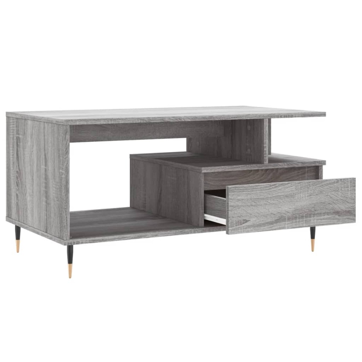 vidaXL Τραπεζάκι Σαλονιού Γκρι Sonoma 90x49x45 εκ.Επεξεργασμένο Ξύλο